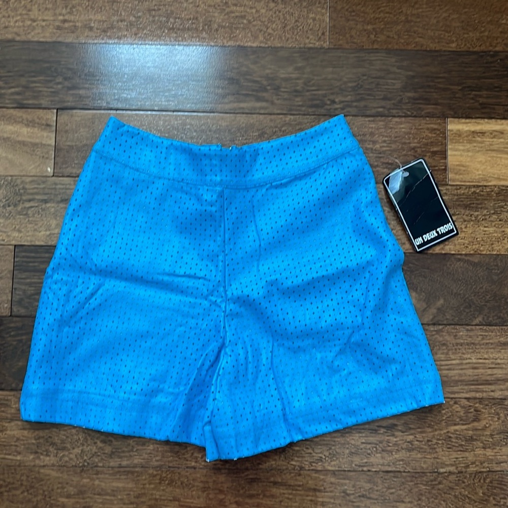 Un Deux Trois High Waist Tween Shorts Size XL